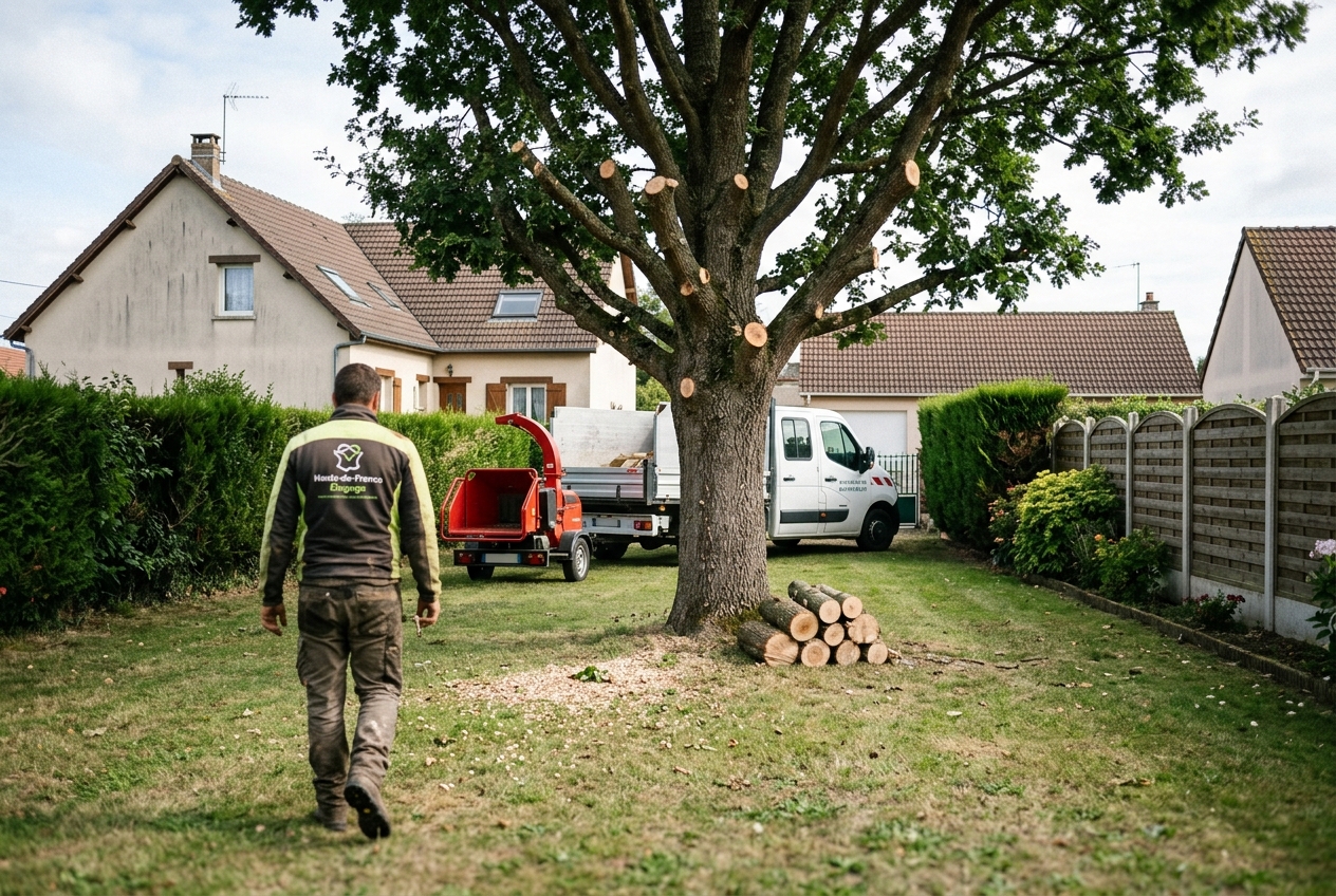 Jardin sécurisé à Ham après démontage et nettoyage